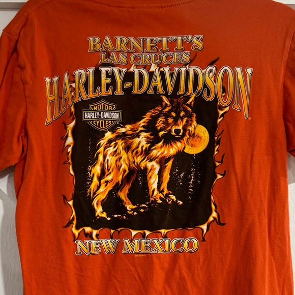 Orange vintage Harley Davidson tee - Picture 1 of 3